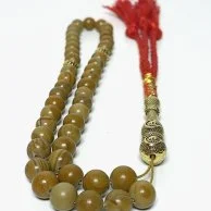 Men's/Women's Rosary from Natural Stones Size 7mm with a Handmade Ornament