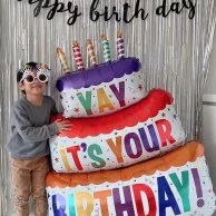 Jumbo Yay its Your Birthday Foil Balloon