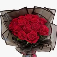 15 Quality Red Roses