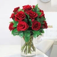 18 Red Roses Bouquet