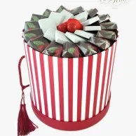 Valentine's Day Cylindrical Chocolate Box by Chez Hilda 
