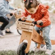 2-in-1 Tiny Tot PLUS Tricycle & Balance Bike - Bamboo By Kinderfeets