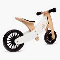 2-in-1 Tiny Tot PLUS Tricycle & Balance Bike - White By Kinderfeets