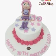 Little Girl 3D Birthday Cake