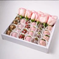 24pcs Strawberries and Roses by NJD