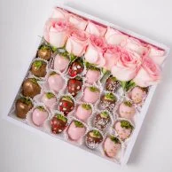 24pcs Strawberries and Roses by NJD