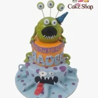 Monster 3D Birthday Cake