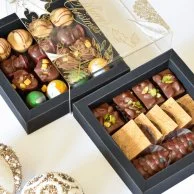 2 Layers Christmas Chocolate Box by Victorian (Small)