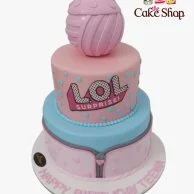 Supergirl 3D Birthday Cake
