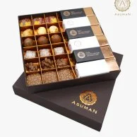Mixed Chocolates with Wafer Brown Box 36pcs by Asuman