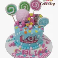Colorful Candies 3D Birthday Cake