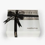 3 Layer Chocolate & Baklava White Box by Mastihashop