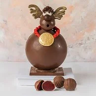  3D Belgian Milk Chocolate Reindeer by NJD