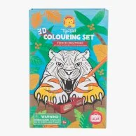 3D Colouring Set - Fierce Creatures by Tiger Tribe