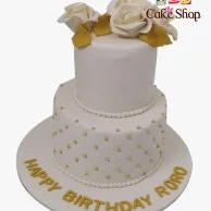 Elegant 3D Birthday Cake