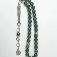 Men's/Women's Rosary from Dark Green Natural Stones