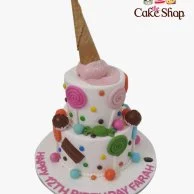Ice-cream 3D Birthday Cake