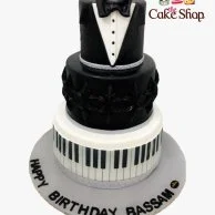 Tuxedo 3D Birthday Cake