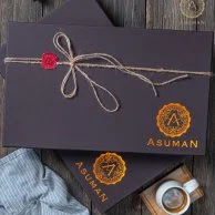 Mixed Chocolates Brown Box 60pcs by Asuman