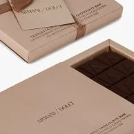 75% Cocoa Dark Chocolate with Roasted Cocoa Beans 60g By Armani Dolci 