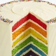 8 Inch Rainbow Cake By The Hummingbird Bakery