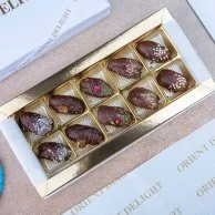 Assorted Chocolate Dates Small - 10Pcs By Chocolatier