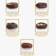 Assorted Stuffed Dates Large 30 Pcs By Orient Delights