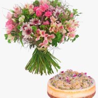 Kunafeh & Flowers Gift Bundle