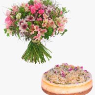 Kunafeh & Flowers Gift Bundle