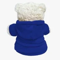Cream Teddy with Blue Bathrobe 38cm by Fay Lawson