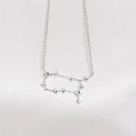 Gemini Star Sign Necklace - Silver By Lily & Rose