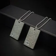  Rectangle Army Necklace 2