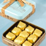 Regalo Tin Sq Box By Joy Chocolate 