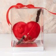 Struck by Cupid Chocolate Heart by NJD
