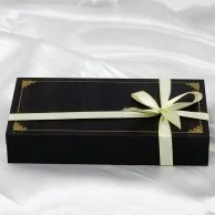  Wooden Incense Burner Dark Box with Cambodian Oud Sticks Gift Box by Chocolatier