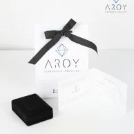  Yellow Gold J Earrings by AROY