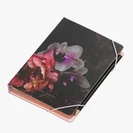 A5 Notebook with Sticky Notes Black Splendour by Ted Baker