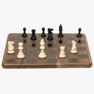 Acacia Wood Chess Set by Gentlemen's Hardware
