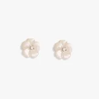 Afloral White Earrings by BabyFitaihi