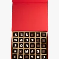 صندوق شوكولاتة الكريسماس 30 قطعة من إن جيه دي