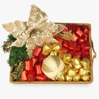 كل الأشياء الذهبية - سلة شوكولاتة الكريسماس 1
