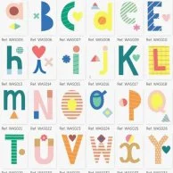Alphabet Wall Sticker - A by Poppik