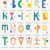 Alphabet Wall Sticker - small l by Poppik