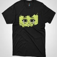 Anime Green Face T-Shirt