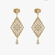 Arabesk Diamond Shape Earrings by Agatha