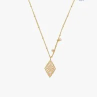 Arabesk Diamond Shape Necklace by Agatha