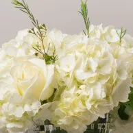 Art Deco Vegan Gift Box & White Flowers Bundle by Co Chocolat