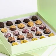Assorted Cake Balls & Lilies Bundle by Sugar Daddy's Bakery