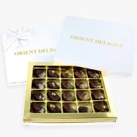 Assorted Chocolate Dates Medium 20 Pcs By Orient Delights