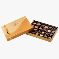 Assorted Chocolate Gold Gift Box, 25 pieces by Godiva